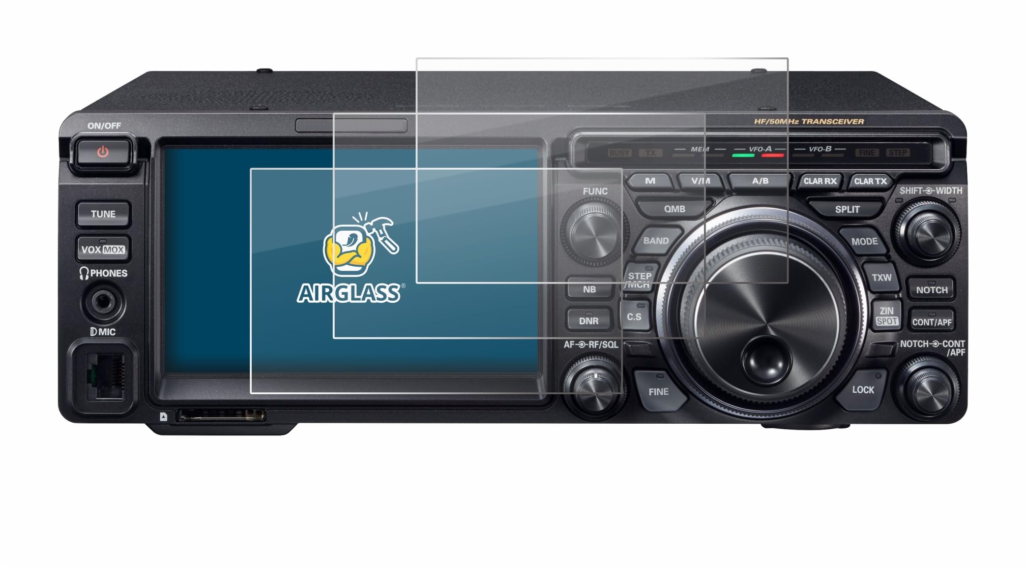 Brotect Pellicola Protettiva Vetro Per Yaesu FT-3D / FT-5DE