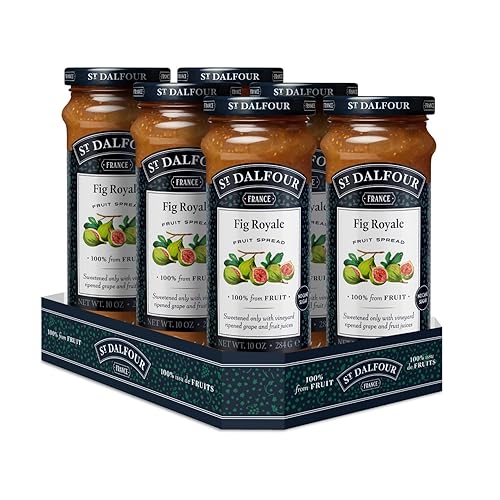 Vista 213 de St. Dalfour Fig Royale - Crema para untar de frutas, 100 % de frutas, sin ingredientes artificiales, sin OMG, sin azúcar de caña, totalmente