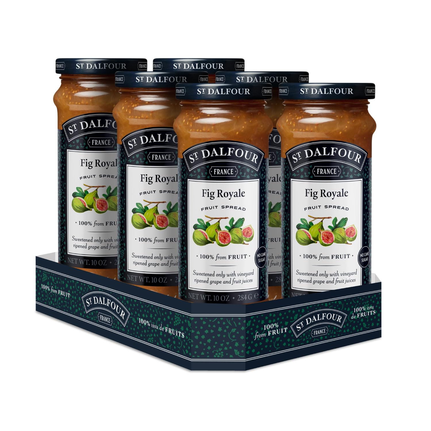 St. Dalfour Fig Royale / 10 Ounce (Pack of 6) / 6 Jams & Preserves