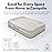 King Koil Luxury Queen Size Air Mattress with High-Speed Built-in Pump, Blow Up Bed Top Side Flocking, Puncture Resistant, 16in Double High Inflatable Airbed Guests or Travel 1-Year Warranty