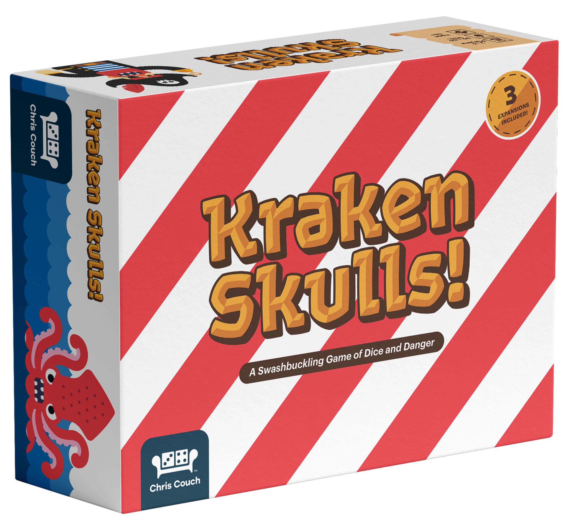 Amazon.com: Chris Couch Games Kraken Skulls - A Swashbuckling