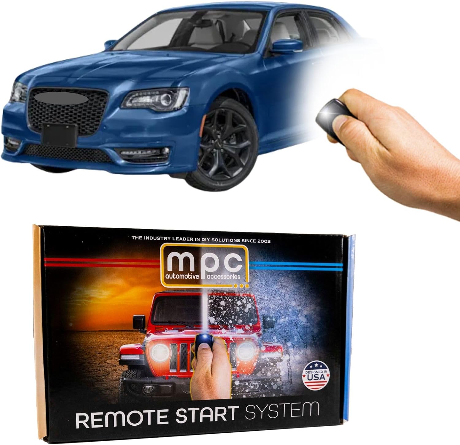 MPC Remote Start Compatible with 2019-2023 Chrysler 300 Plug-n-Play - Uses Factory Key