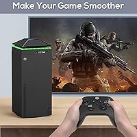 Vista 8 de Cooling Fan Dust Proof for Xbox Series X Console with Colorful Light Strip,MENEEA Dust Cover Filter,Rubber Dust Plugs,Low Noise Top Fan with 3