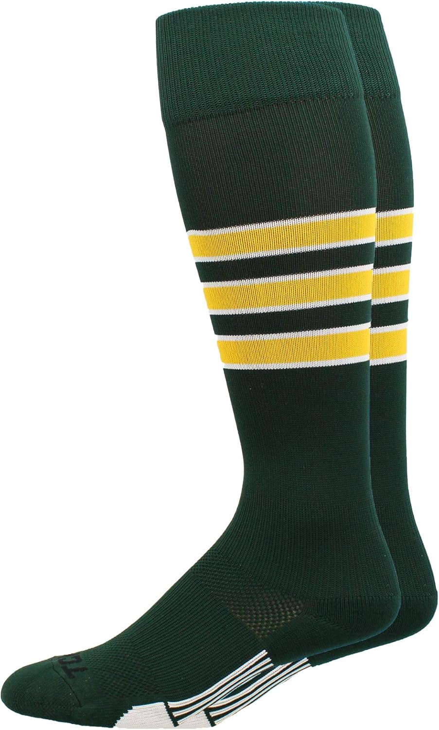 MadSportsStuff Dugout Striped Baseball Socks | Youth & Adult Over the Calf | Made in the USA