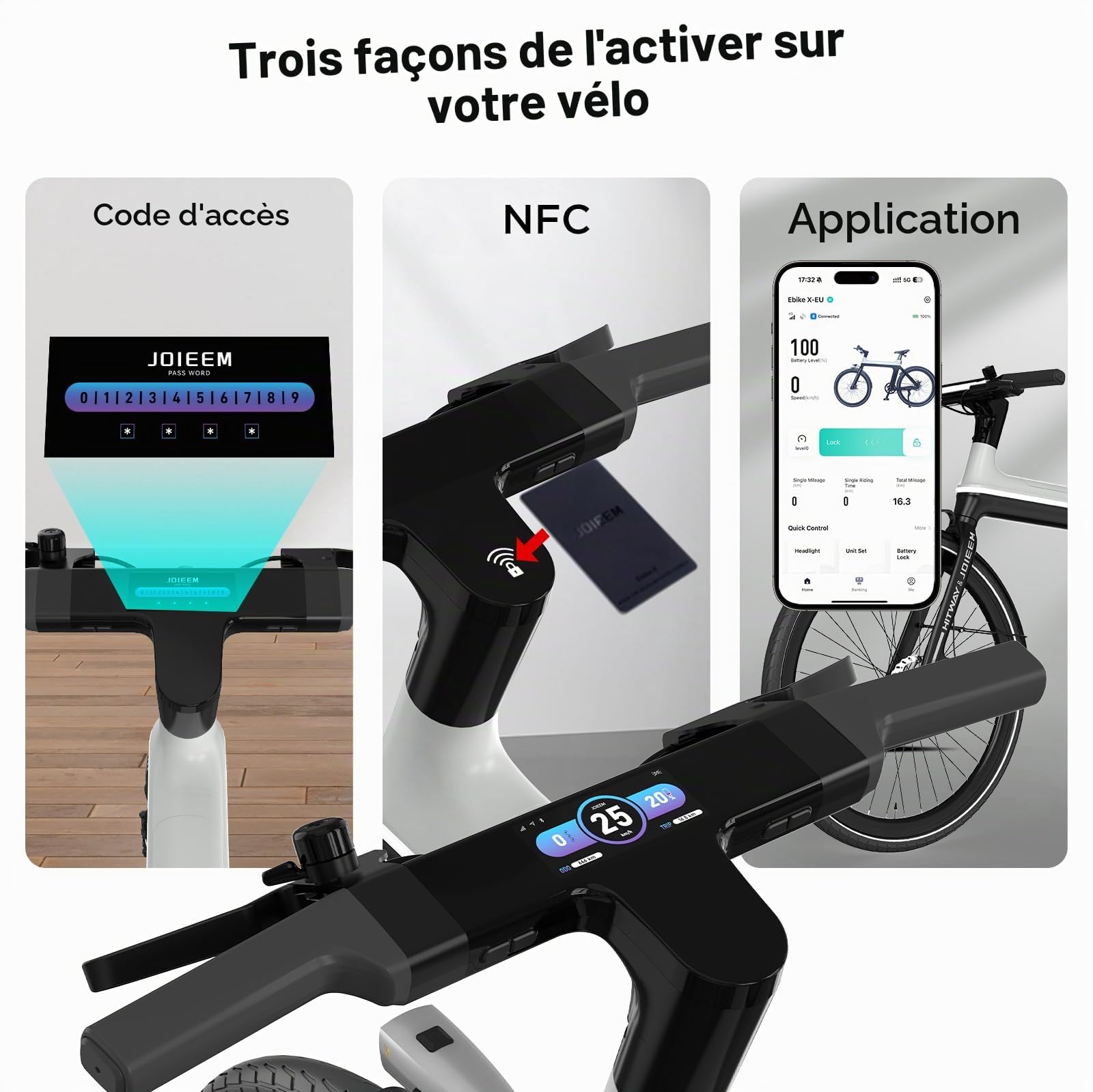 HITWAY Vélo Électrique EBIKE-X 250W Moteur – Autonomie 70km, GPS 4G Antivol, 345,6Wh Batterie IPX5 – Pneu 700×40C, Freins Hydrauliques
