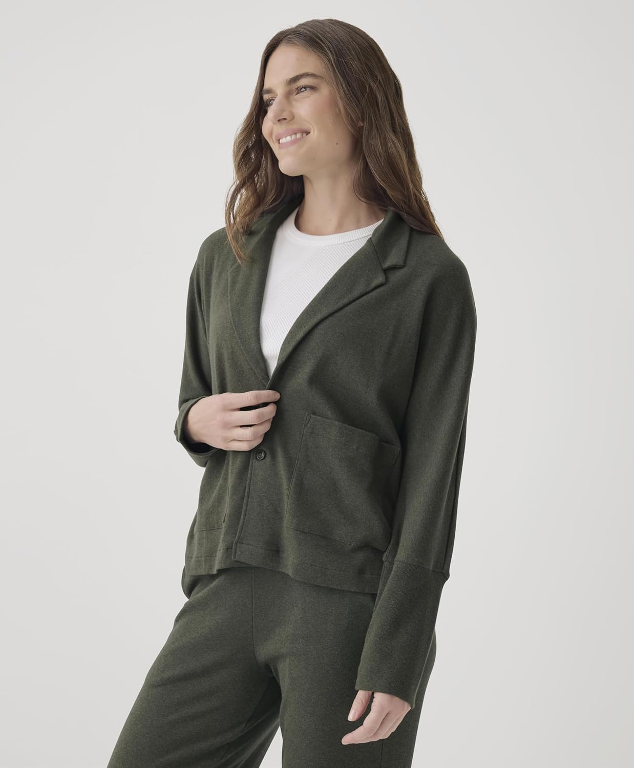 Pact Organic Cotton Women's Relaxed Blazer - Image 4