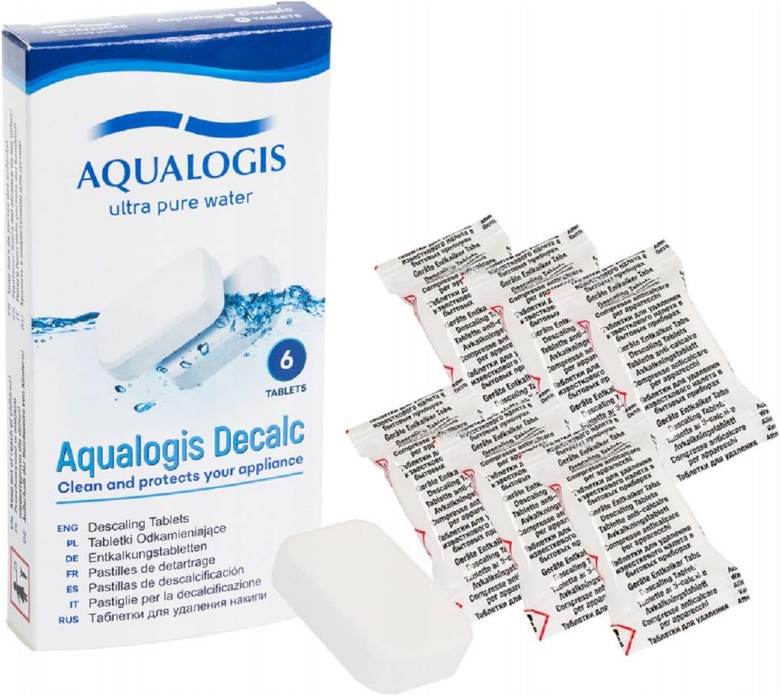 Decalc Compatible with Jura Krups F054 Bosch 311530 Delonghi EcoDecalk Descaling 6 Tablets