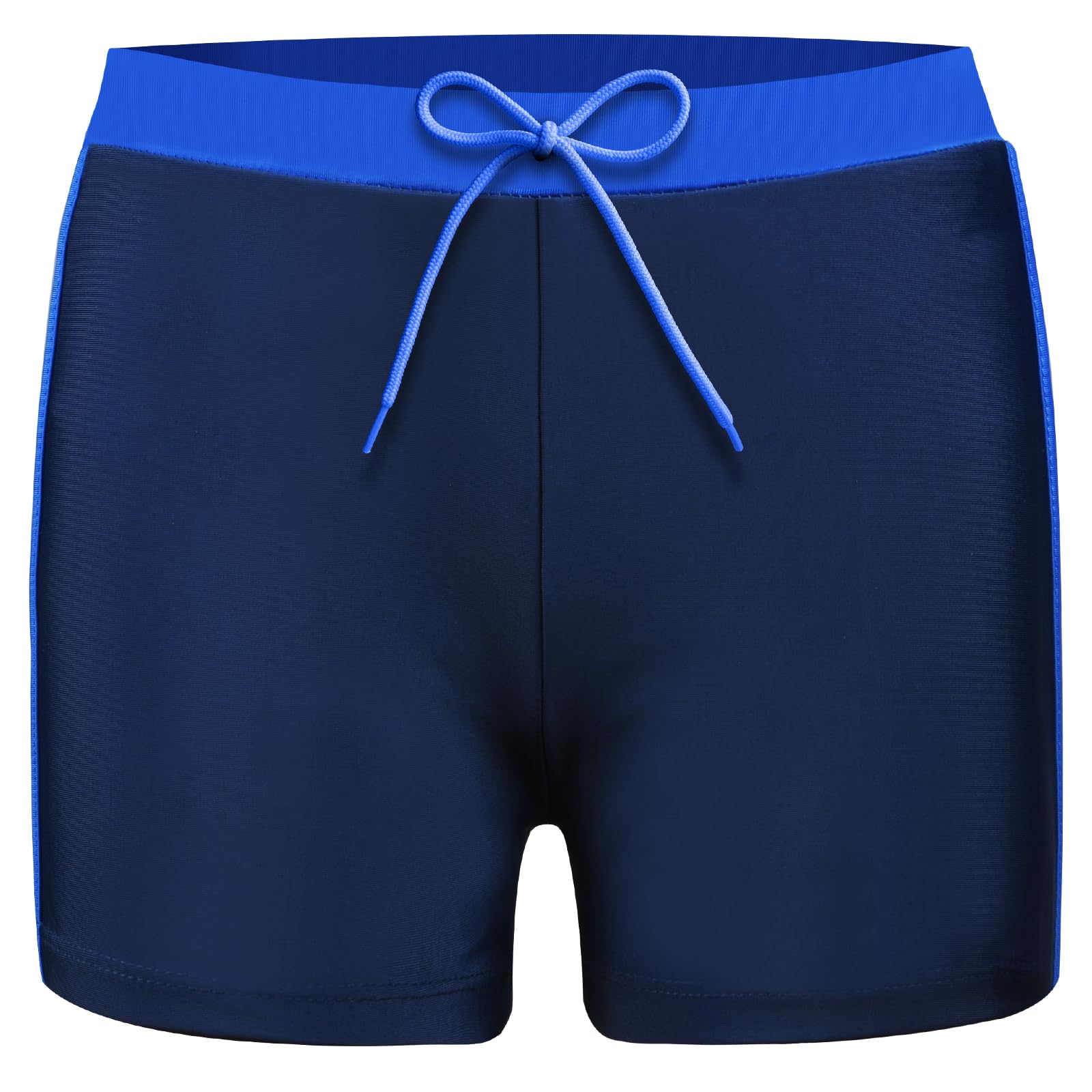 Bañador Niño Ropa de Baño Quick Dry Forro Compresión Calzoncillos Bóxer Pantalones Cortos Natación Cordón Forro Antirozaduras 7-14 años