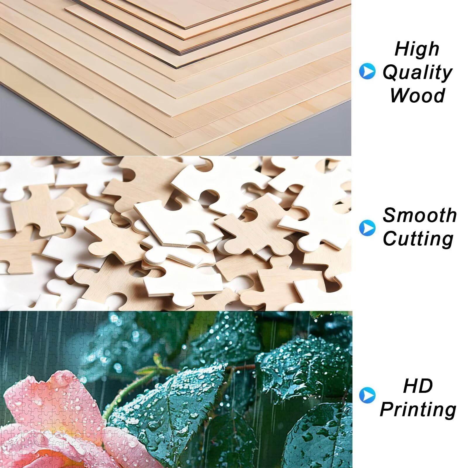 Puzzle 2000 sztuk kwiatów, różowe drewniane puzzle dla dorosłych, puzzle z wykwintnym opakowaniem, rodzinne gry edukacyjne, puzzle do dekoracji wnętrz, pomysł na prezent dla kobiet, prezent dla