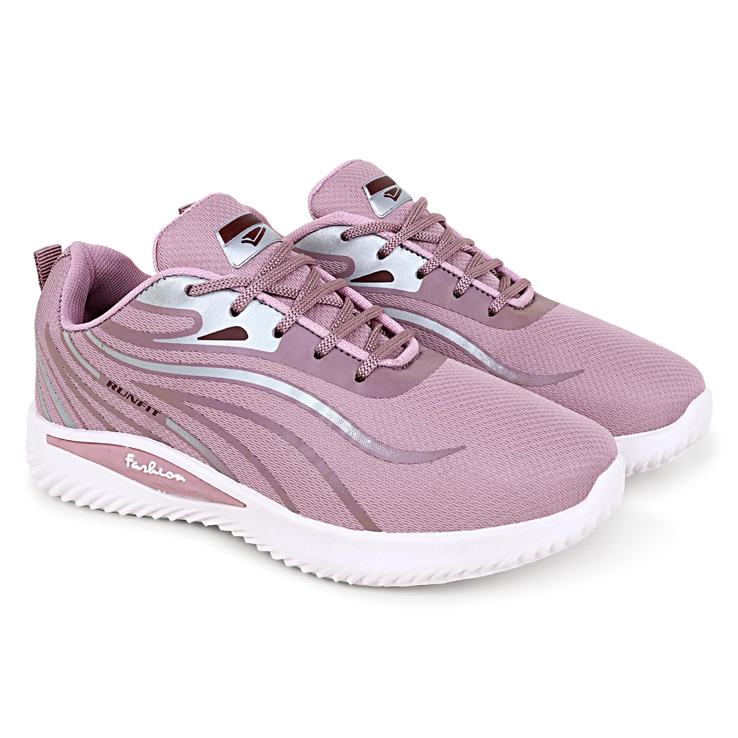 WORLD WEAR FOOTWEAR Womens Attractive & Stylish Running Canvas Lace-Ups Sports Shoes_Pink_AF_5117-6 (B0CK5LMZRM) Amazon Price History, Amazon Price Tracker