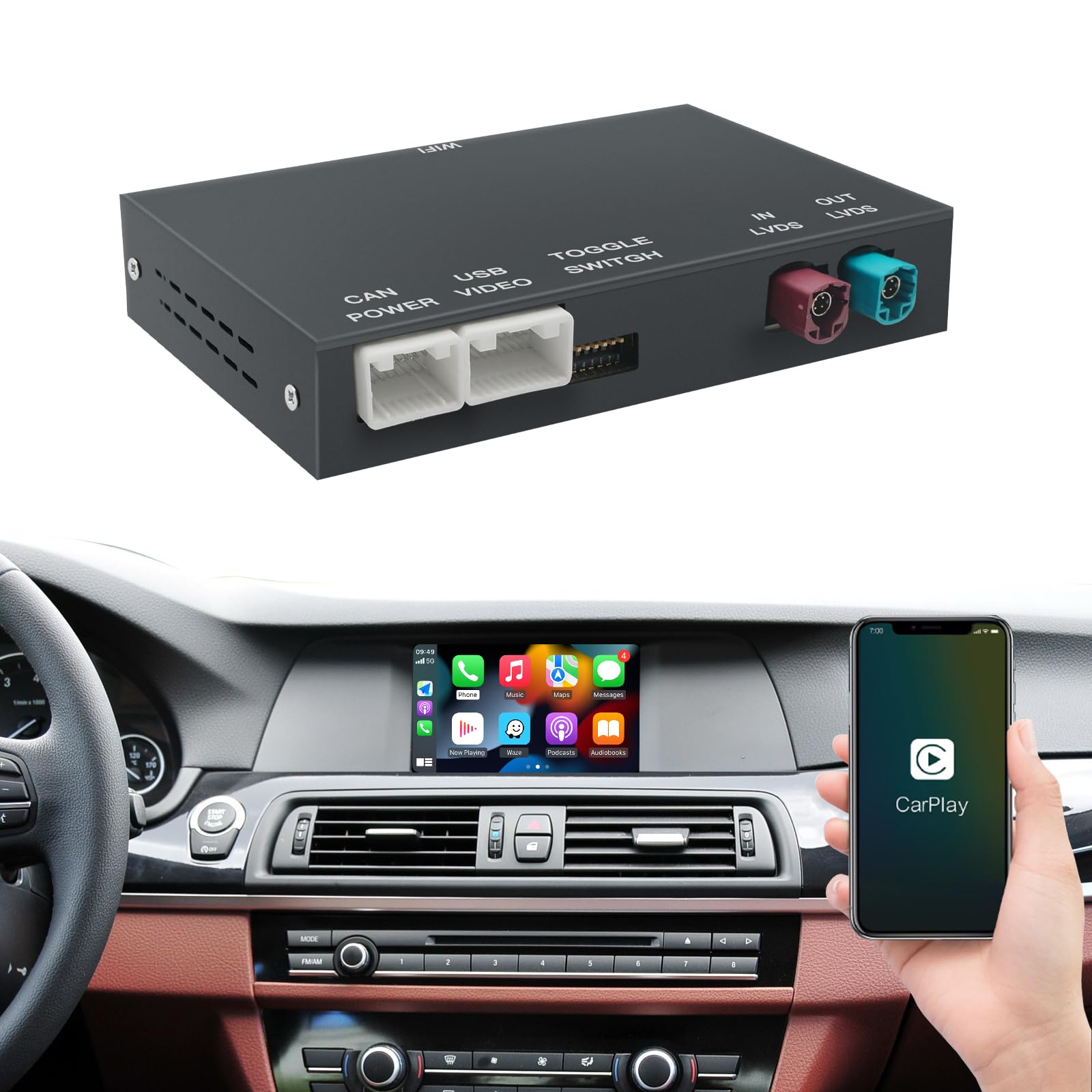 Amazon.com: Wireless CarPlay/Android Auto for BMW CIC 1 2 3 4 5 7