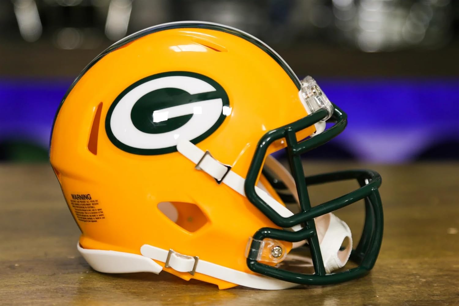 Green Bay Packers Authentic Mini NFL Revolution Helmet by Riddell