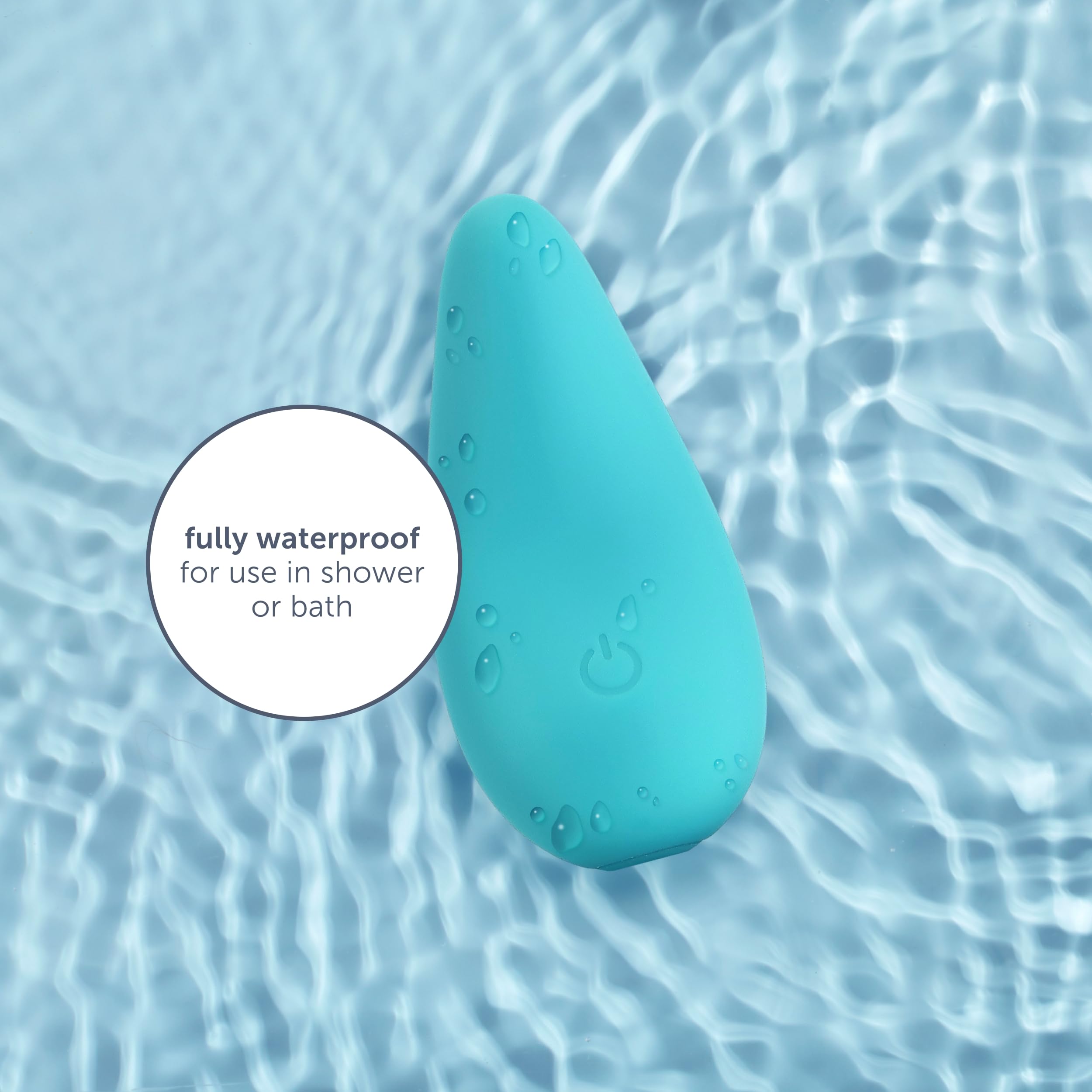 plusOne Mini Massager with Storage Bag, 10 Vibration Settings, Body-Safe Silicone, Rechargeable Battery