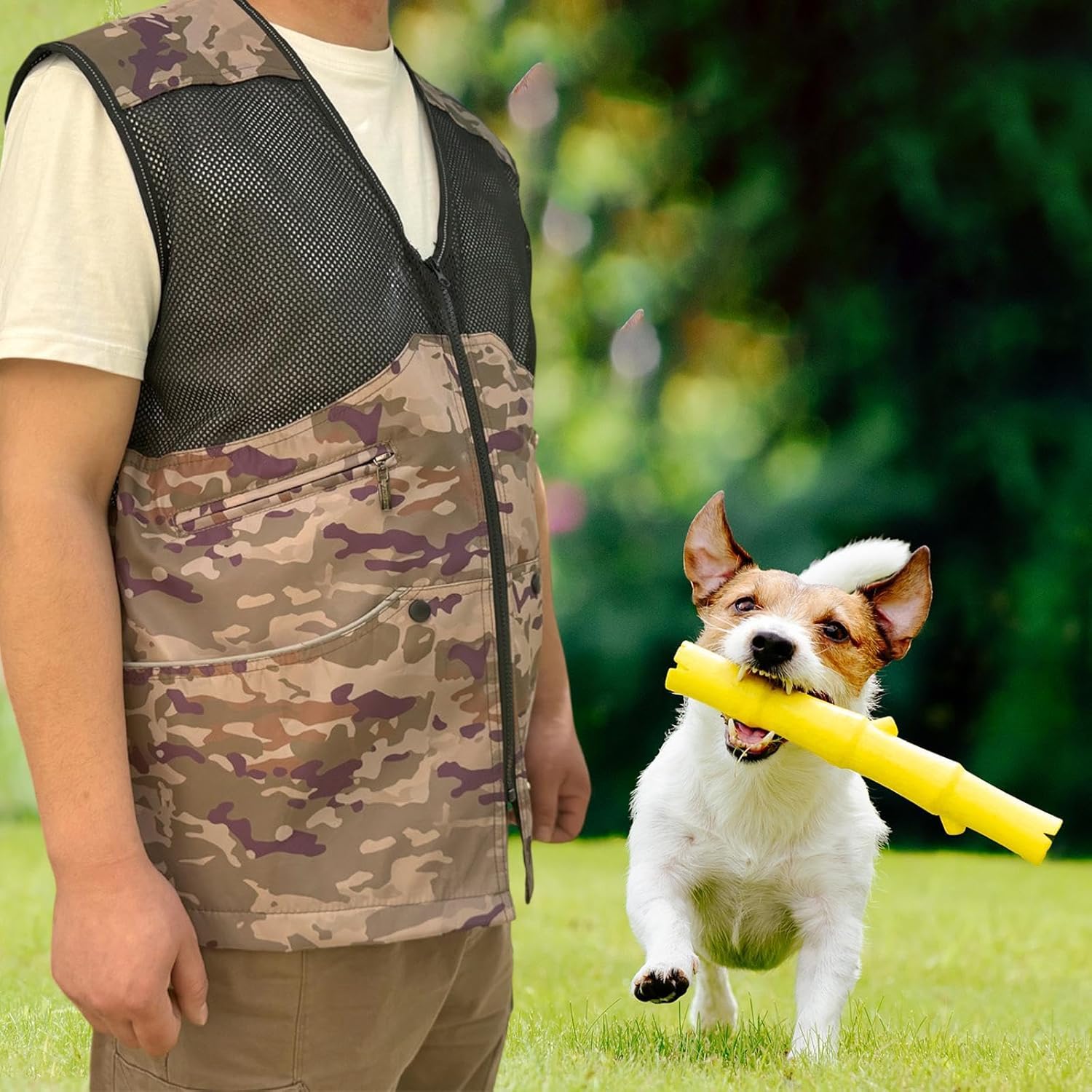 犬ハンドラートレーニングベスト犬トレーナーの服は、ハンドラードッグトレーナーのための保護を噛んでいますワークウェアアジリティ服従トレ