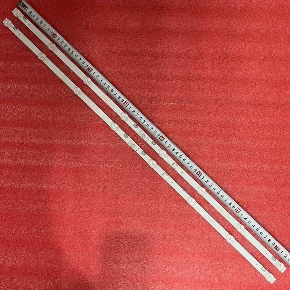 2PCS LED Backlight Strip 8LED 740mm Compatible with TV Models ONN 100097810 M22136-MT M22090-MT LE40A31 30340008002D LED40D08-ZC62AG-02D 30340008002D(2pcs Set for 1 TV)