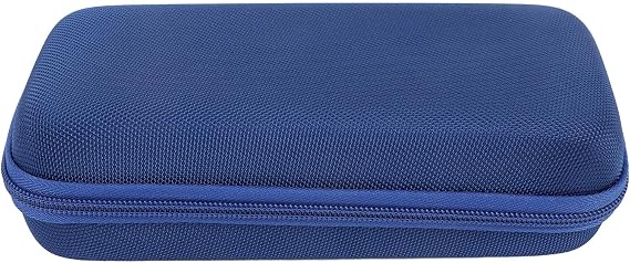 Bewinner Hard Carrying Case, Easy to Carry Velvet Lining 3D Pen Carrying Case with Elastic Band for 3D Printing Pen Accessories (Blue)