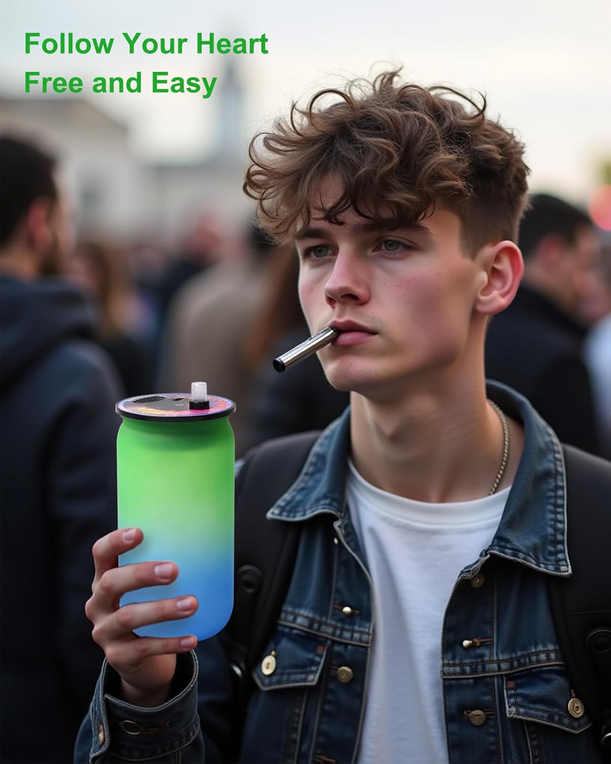 インテリジェンススモークトラップパーソナルエアフィルターホームオフィス車旅行に最適(白)