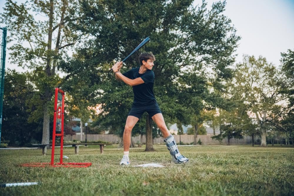 SweetSpot Plastic Bat and Ball Combo Set | 32” Length | Backyard Baseball Set for Youth, Kids, Teens, and Adults