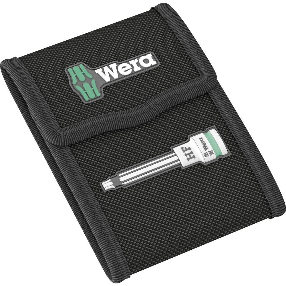 Wera 05003375001 8767 A HF 1 Zyklop Jeu de Douille-Embouts Torx 1/4" avec fonction de retenue, Noir, Set de 4 pièces