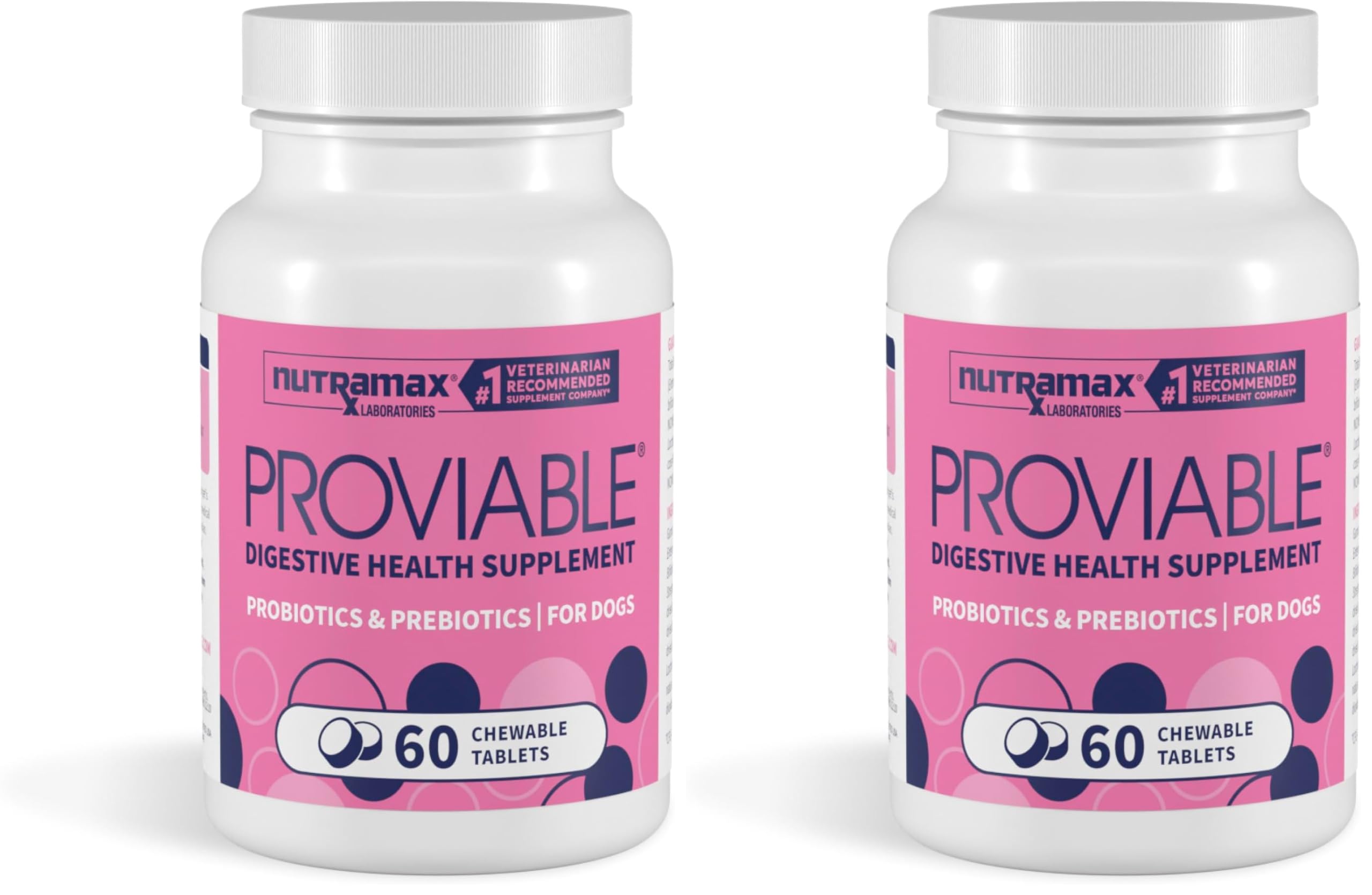 Nutramax Proviable Probiotics + Prebiotics for Dogs, Chewable Tablets, 60ct — Amazon image 9