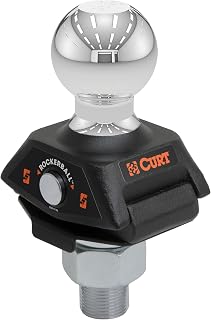 Curt RockerBall 2" Cushion Hitch Trailer Ball (1" Shank, 7,500 lbs.)