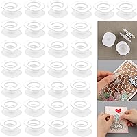 Vista 1 de CYFUN DESIGN Juego de 30 piezas de acción tambaleantes autoadhesivos, mini resortes tambaleantes para añadir movimiento a tus tarjetas interactivas