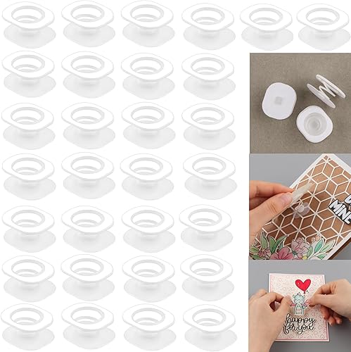 CYFUN DESIGN Juego de 30 piezas de acción tambaleantes autoadhesivos, mini resortes tambaleantes para añadir movimiento a tus tarjetas interactivas,