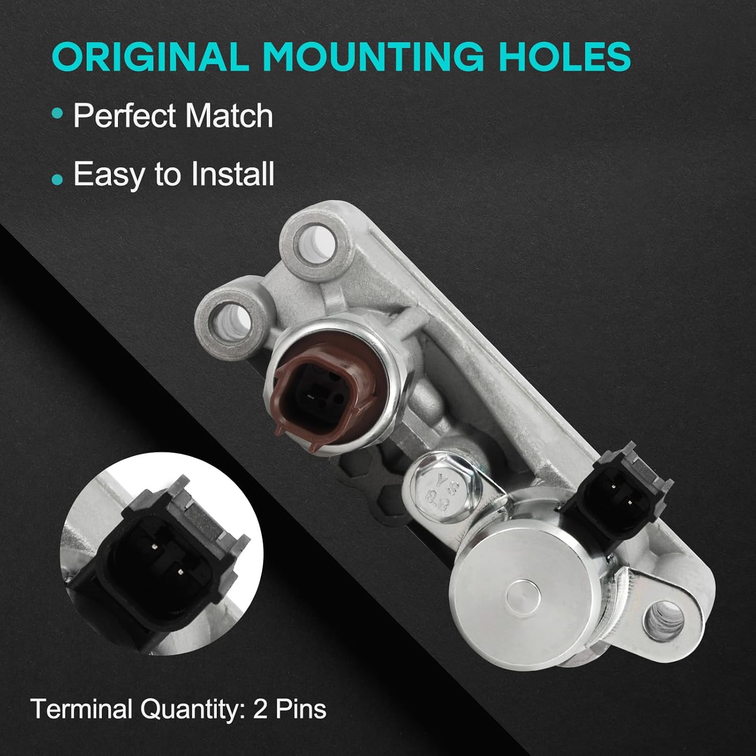 918-056 VVT Solenoid Variable Valve Timing Solenoid (3.5L V6) for Honda Odyssey 2008-2017 Pilot 2009-2015 Accord 2008-2012 Accord Crosstour 2010-2011 Crosstour 2012 Acura RDX 2013-2015 15810R70A04