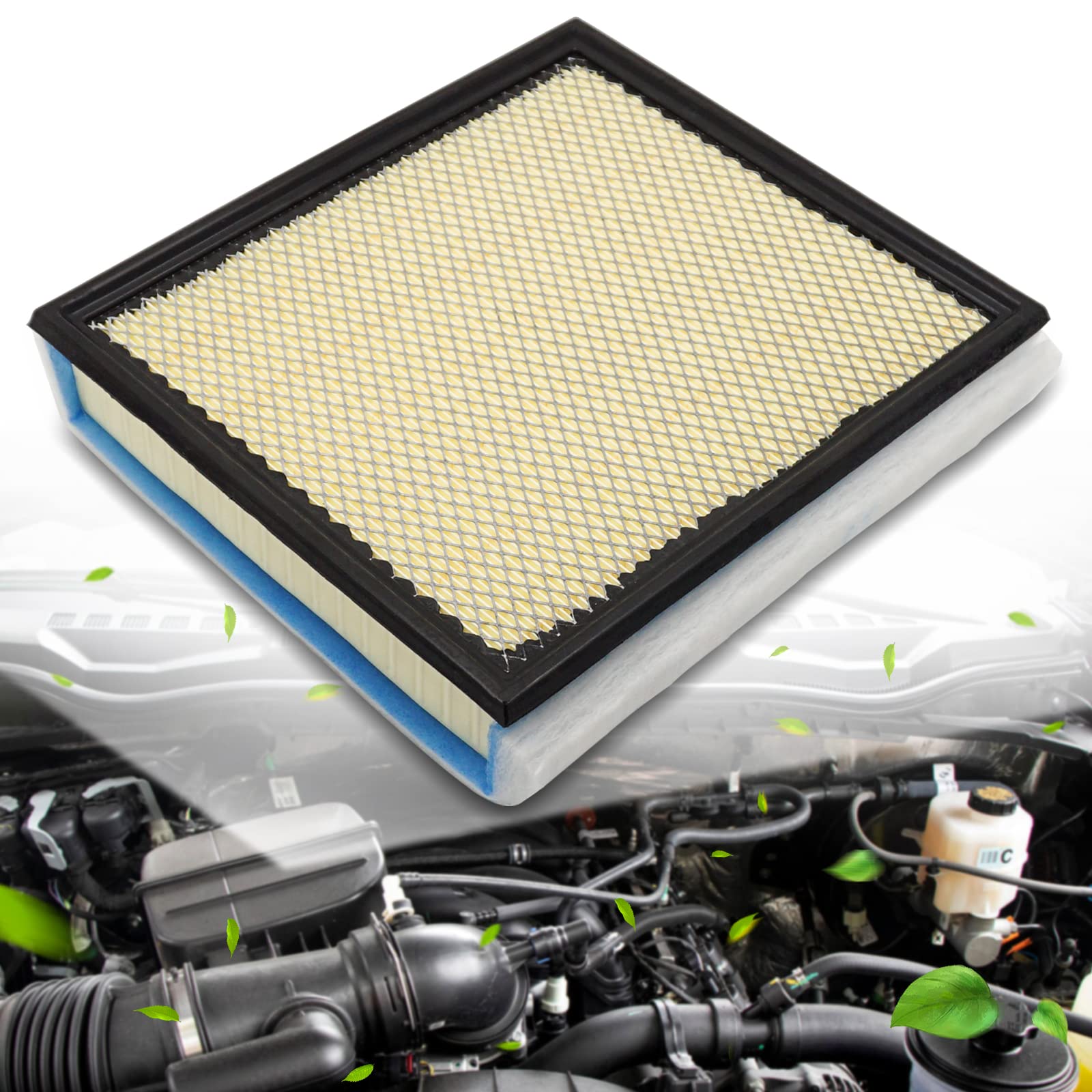 FA2031 Engine Air Filter for 2020-2022 Ford F250 F350 F450 F550 SUPER DUTY 6.7L Powerstroke Diesel LC3Z-9601B WA10905