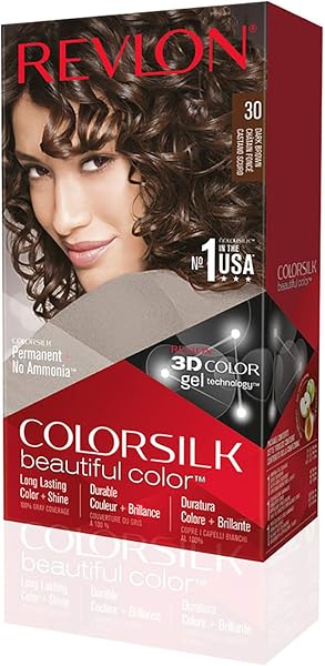 Revlon ColorSilk Permanent Hair Color Dark Brown