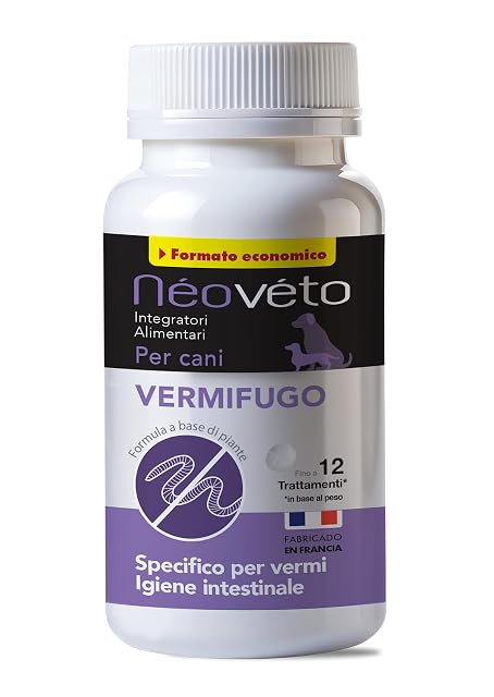 NEOVETO - Vermipurge - Vermifugo para Perros en Comprimidos Naturales