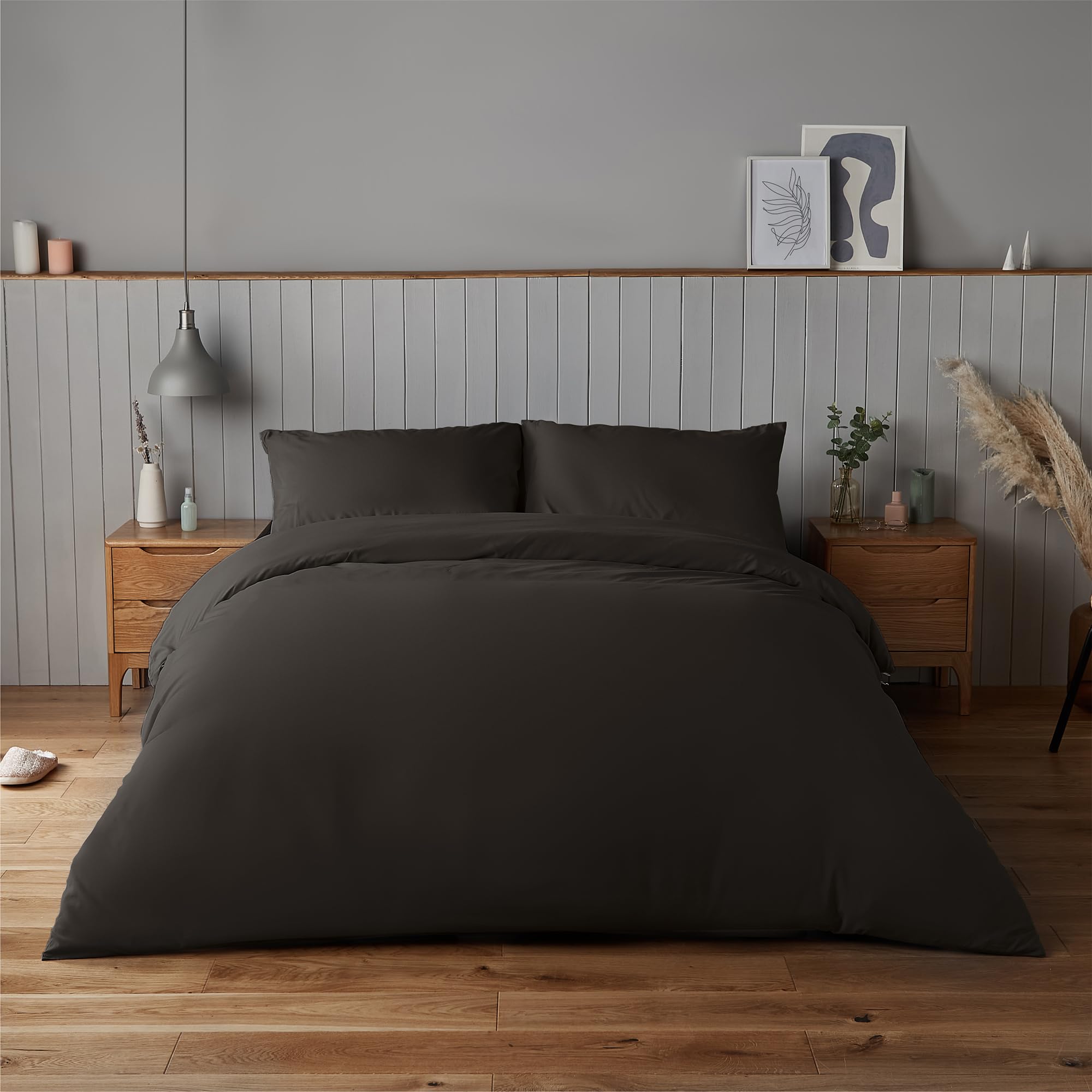 Silentnight Supersoft 3 Piece Bed Set, Black, Single