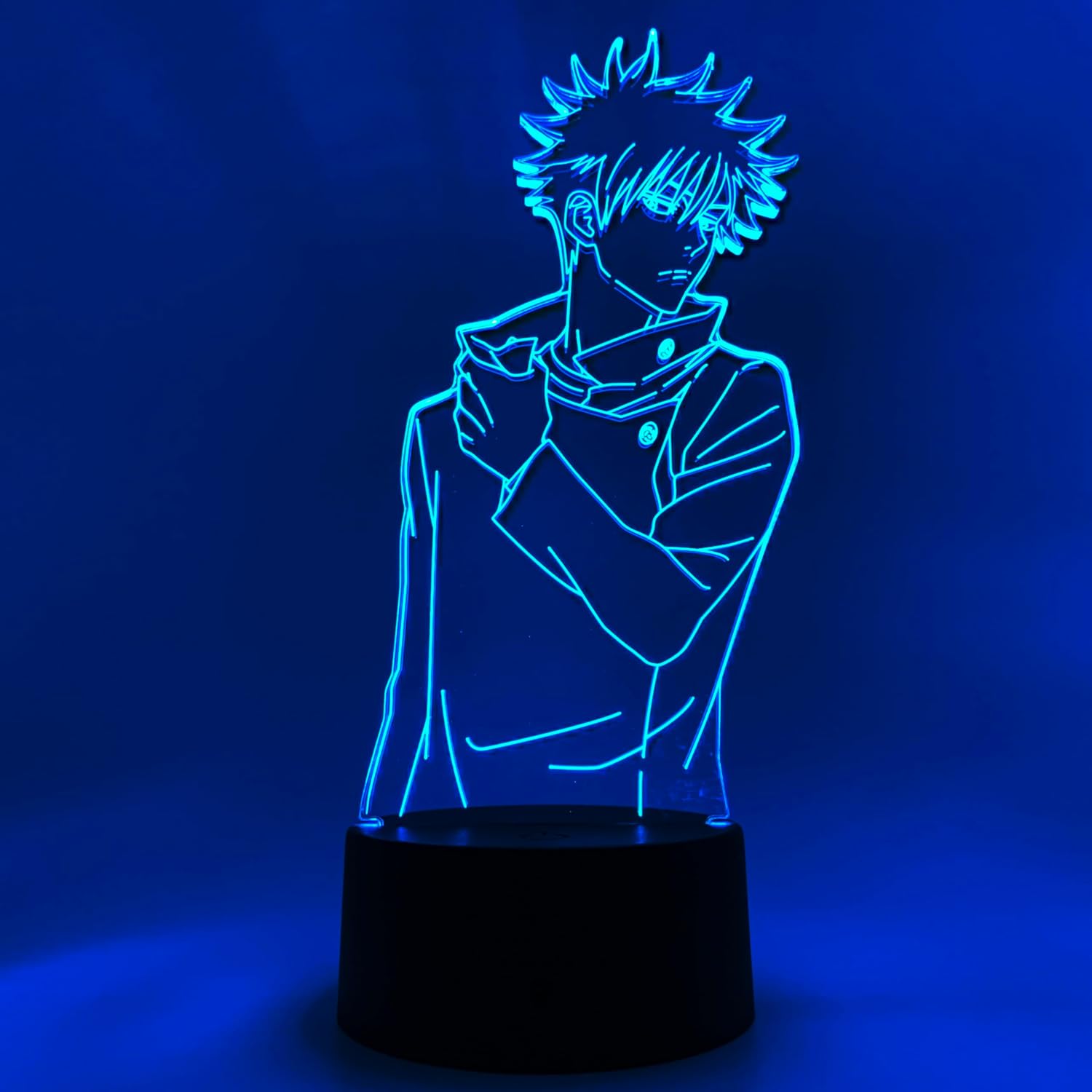 Otaku Lamps Jujutsu Kaisen - Megumi Fushiguro (Shibuya) Anime Night Light, 16 Color RGB LED – Gift for Otaku