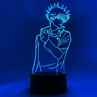Otaku Lamps Jujutsu Kaisen - Megumi Fushiguro Shibuya Anime Night Light, 16 Color RGB LED Gift for Otaku