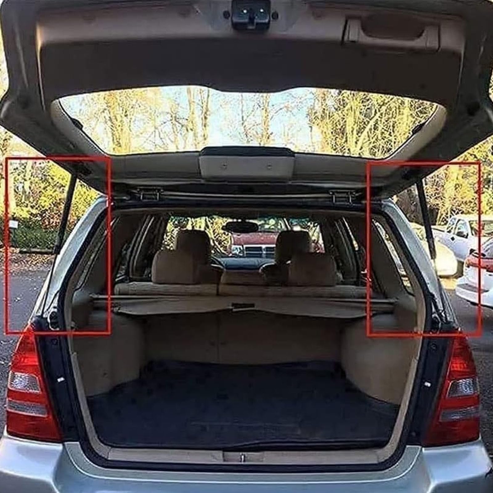 2 Pezzi Molle a Gas Ammortizzatori Posteriori per Mazda 6 2008 2009 2010 2011 2012 GH Sedan Accesorios Coche 4 Puertas GS1D-56-930, Bagagliaio Molle a Gas Supporto Sollevamento Molle Pistoni