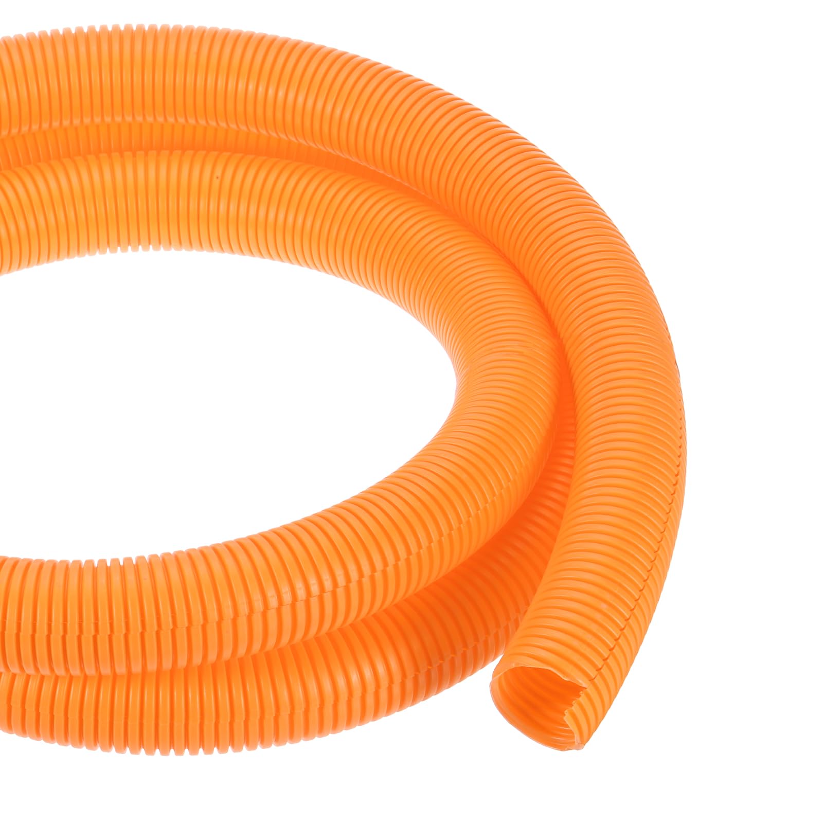 DMiotech 3meter Wire Loom Split Tubing 38mm, Cord Protectors from Pet Flexible Conduit Cable Management for Office, Home, Garden, Orange