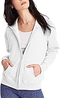 Hanes EcoSmart Women's Zip-Up Fleece Hoodie Sweatshirt - Soft, Cozy Full-Zip Active Hoodie for All-Day Comfort