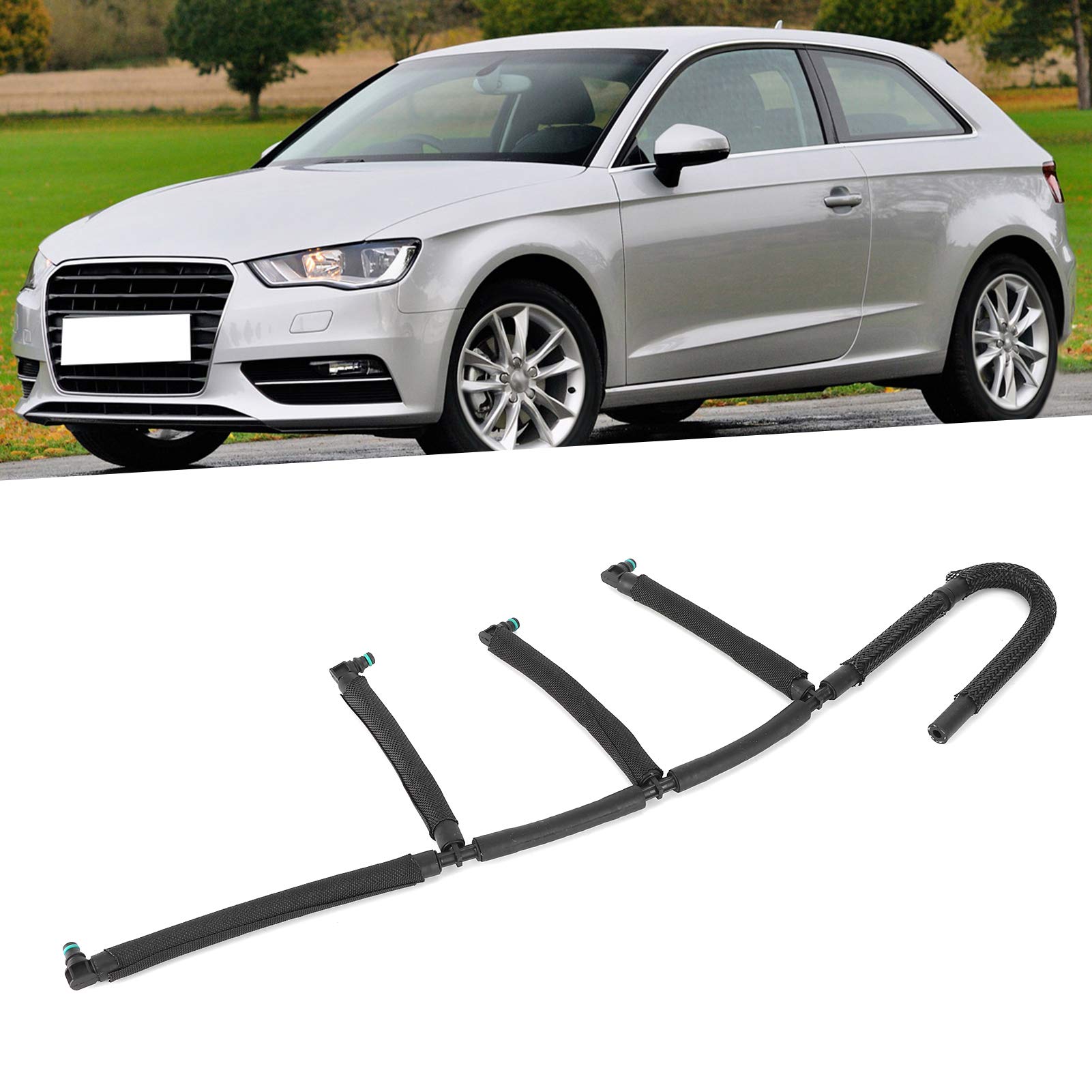 EXCLUZO Leaks Off Return Pipe, Fuel Return Pipe, Rubber Durable for Seat Altea/Ibiza/Leon A1 1.6 TDI 2010-2015