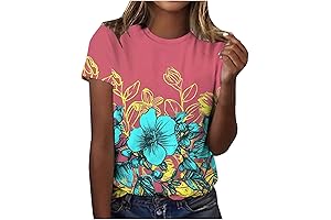 Outcast Summer Casual Hawaiian T-Shirt: Vacation Essential