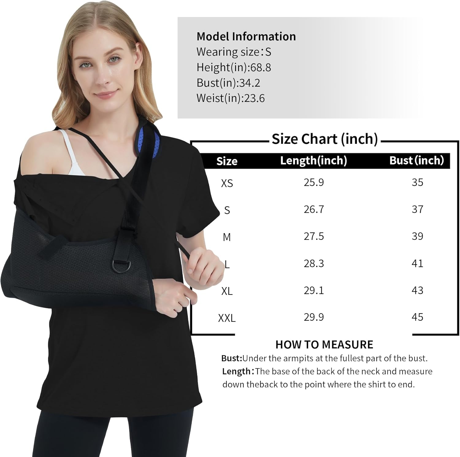 Women's Post Shoulder Surgery Shirts Clothes After Rotator Cuff Surgery Chemo Port Access T Shirt with Snaps - Image 6