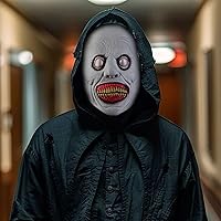 Vista 43 de YU FENG Máscara de disfraz para Halloween, mascarada, cosplay, fiesta divertida