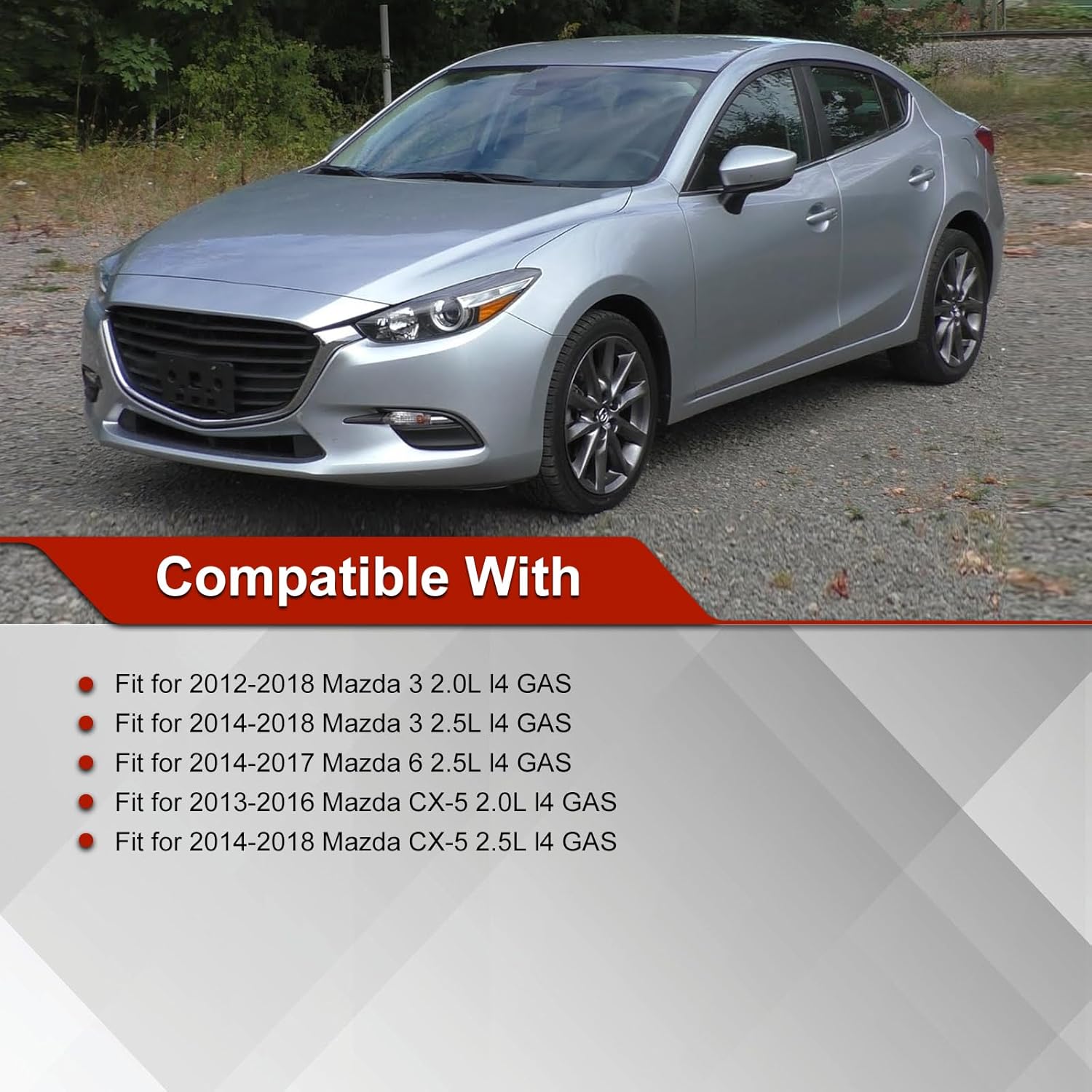 PE19-20-3F0 High Pressure Fuel Pump for Mazda 3 6 CX-5 2.0L 2.5L 2012 2013 2014 2015 2016 2017 2018 Fuel Pump Assembly OE# PE19-20-3F0 FI1557 PE18-20-3F0 PE18-20-3F0A M73131