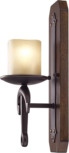 Miniatura 4 de Livex Lighting 4861-67 Aplique de pared Cape May de 1 luz, bronce antiguo