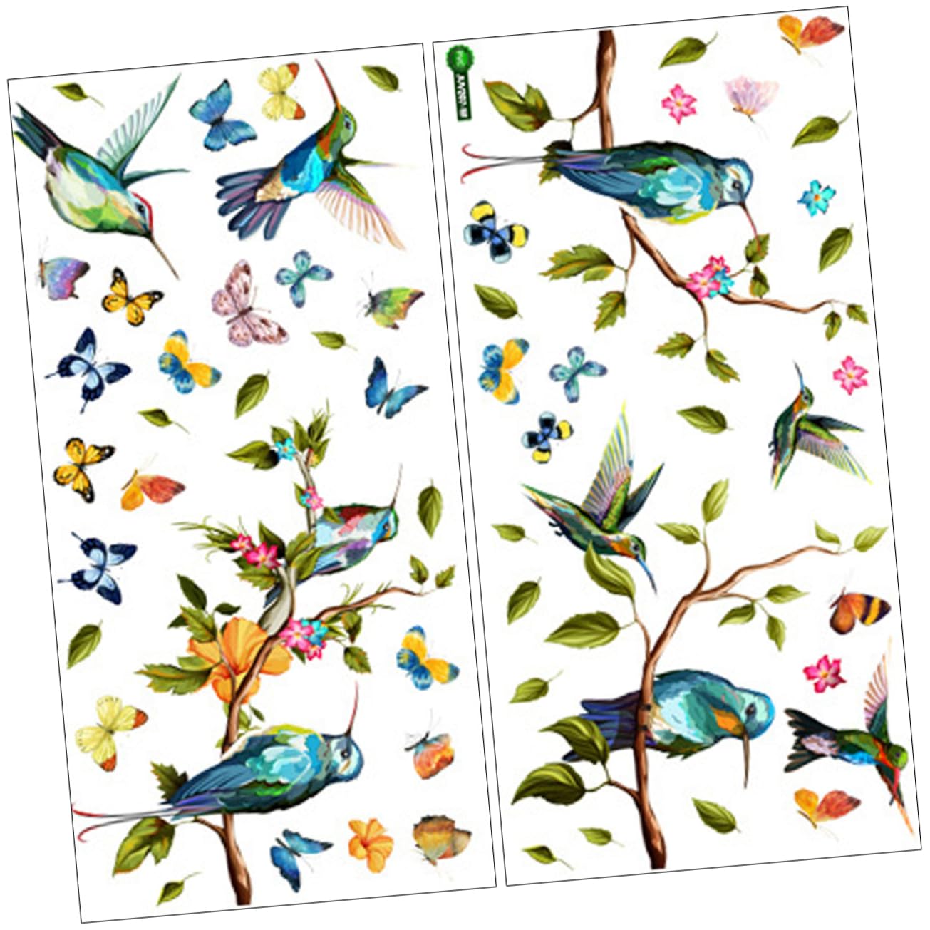 ABOOFAN 3 Set Finestra Ornamenti Primavera Uccelli Finestra Aggrappa Farfalla Alert Adesivi Anticollisione A Forma Di Adesivo Primavera Aggrapparsi