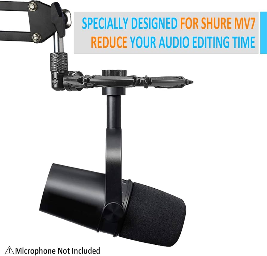 Amazon.com: SUNMON Shure MV7 Shock Mount Compatible with Shure MV7