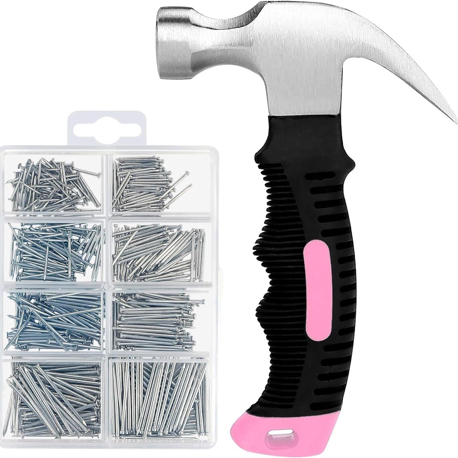 Picture Hanging Nails Assortment Kit 700 Pcs Wall Hanging Set for Frame Art Photo Small Framing Nails Home Improvement Hardware Wall Decor Decorative Hanging Nails for Wall