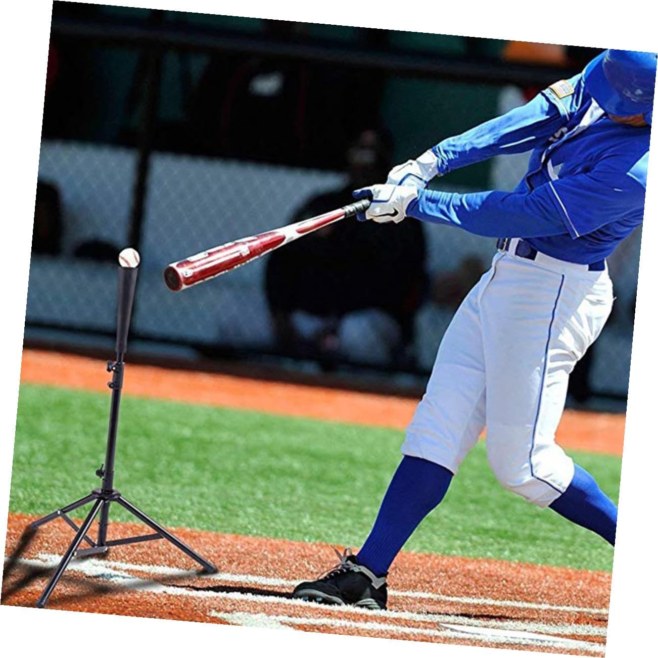 Baseball Practicing Rack Multi-use Training Holder Baseball Stand for Outdoor Practice