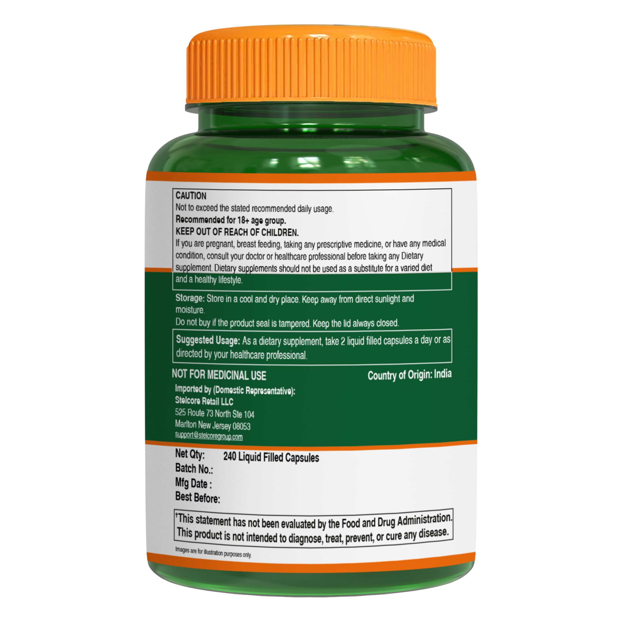 Pure Nutrition Vitamin E with Wheatgerm Oil, 1020mg |240 Caps | Natural Source of Vitamin E | Hair and Skin Supplement. — Amazon image 7
