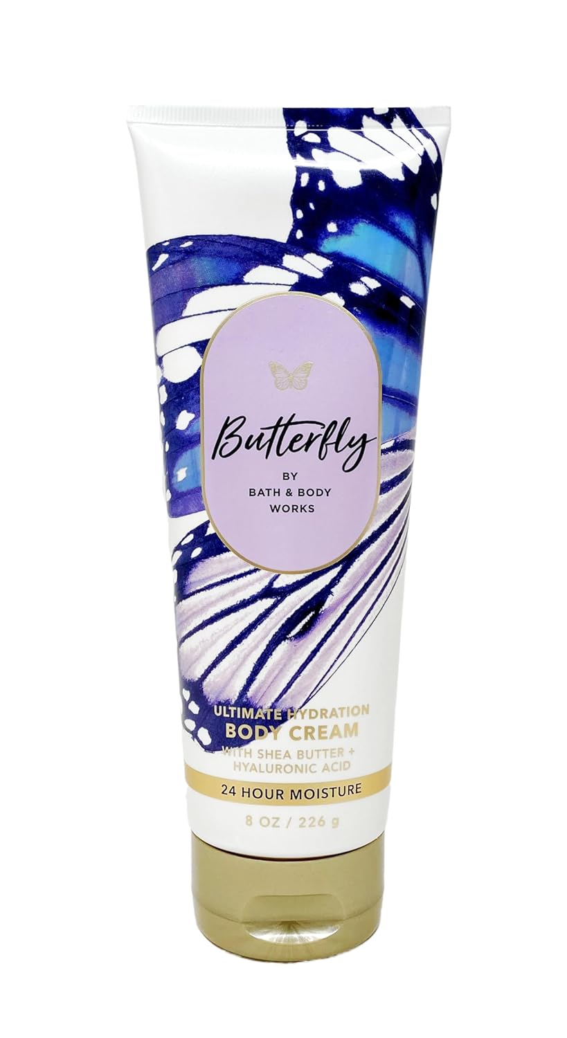 Bath & Body Works Butterfly - Gold Woven Basket 5 Piece Gift Set - Fine Fragrance Mist, Moisturizing Body Wash, Body Cream, Shower Gel and Body Lotion With a Natural Oats Sample Soap - Image 5