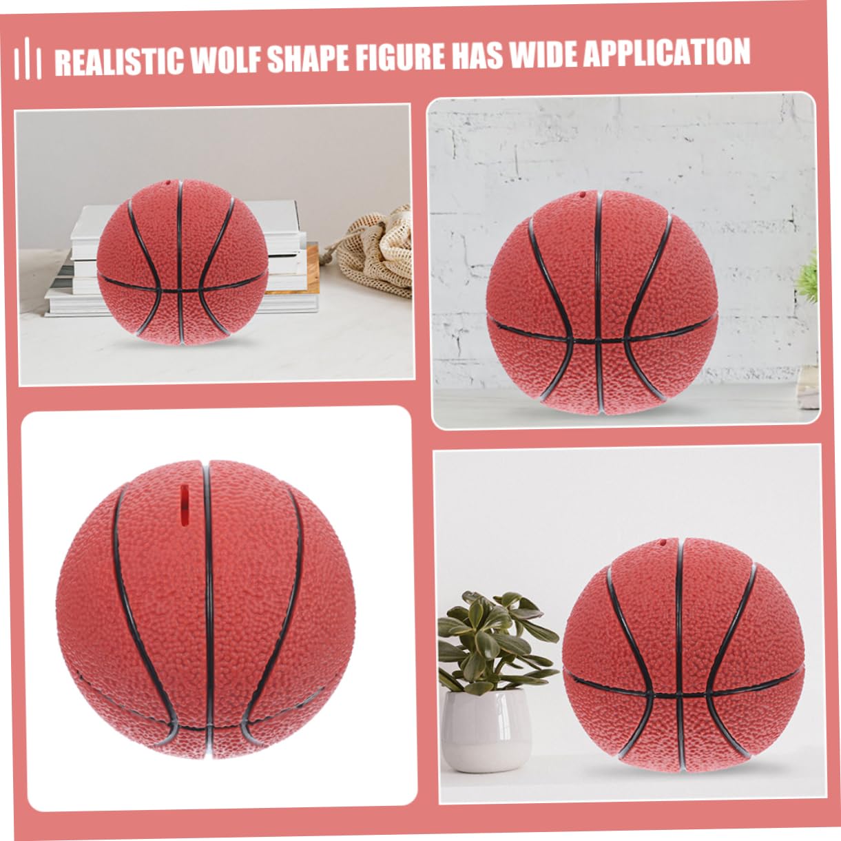 2pezzi Salvadanai Forma Di Palla Da Basket Contenitore Per Monete Per Decorazione Per Stanza Risparmio Facile e Divertente